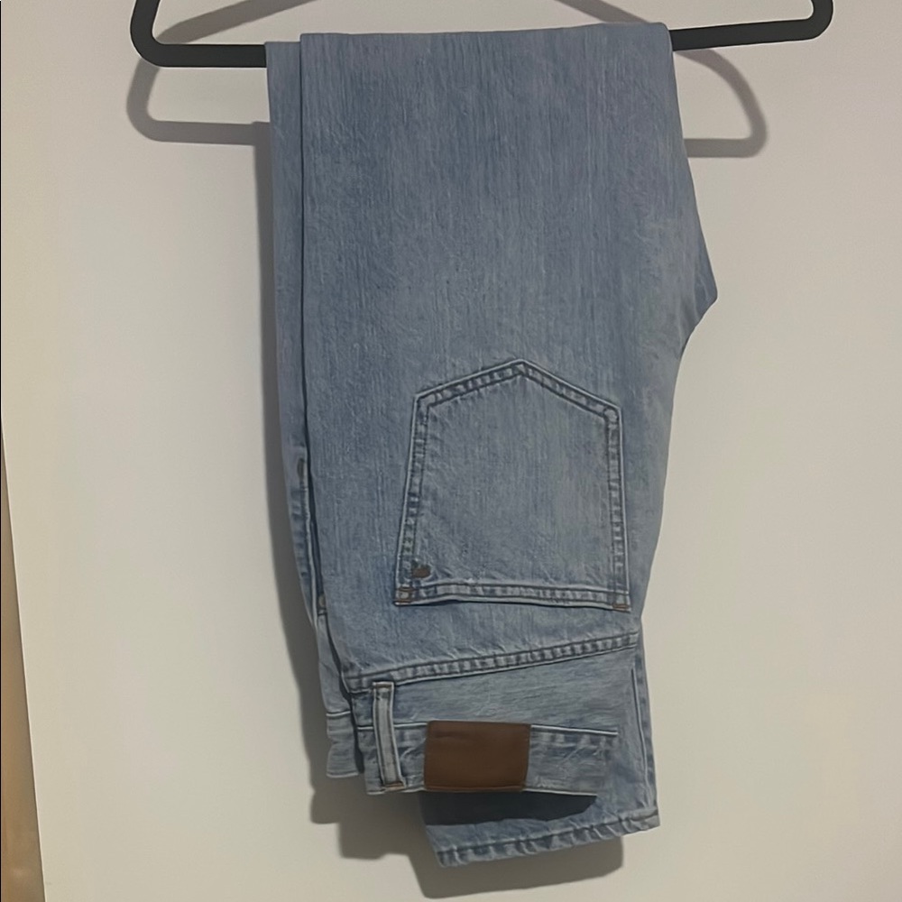 Madewell Light Blue Straight Jeans